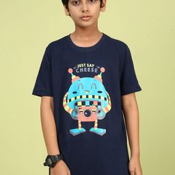 YK Boys Graphic Printed Round Neck Cotton Relaxed Fit T-shirt-27