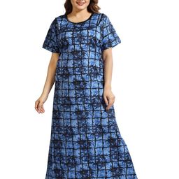 Inner Beats Women Blue Nightdress-image-96