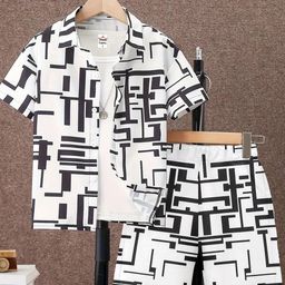 ALANTA Kids-Unisex Black Cotton Blend Clothing Set-image-29