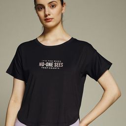 MKH Women Dri-FIT Typography Printed Round Neck Relaxed Fit T-shirt-picture-8