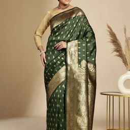 Anouk Rustic Women Woven Design Banarasi Saree-picture-27