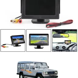Universal Car Dashboard 4.3Inch TFT Display LCD Monitor Screen-276 Black LCD-image-77
