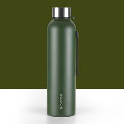 borosil Laguna Made In India Water Bottle, Leakproof, Bottle for Office, School 1000 ml Bottle-picture-30