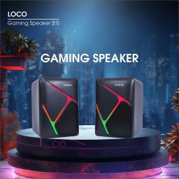 zebion Gaming Speaker with 3.5mm Jack, USB Support, Volume Control & RGB Lights 6 W Laptop/Desktop Speaker image 5
