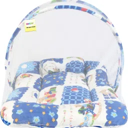 Cotton Infants New Born Baby Mosquito Net Bed with Cushioned Pillow Mosquito Net-19