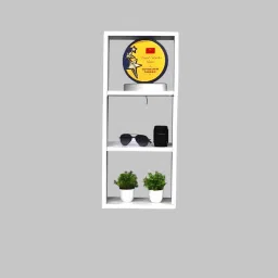 allie wood Practical Board Engineered Wood Open Book Shelf image 4