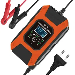 Car Battery Charger 12V 7Ah New Upgrade 7 Stage Automatic Digital Battery Tester-21