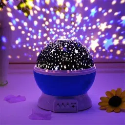 Romantic Sky Star Master Night Light Projector Children Kids Baby Sleep Lighting USB Lamp Led Projection Plastic Glass Rotating 4 Mode Sky Star Master Mini Projector Lamp for Kid's Room Decor Night Lamp Night Lamp-13