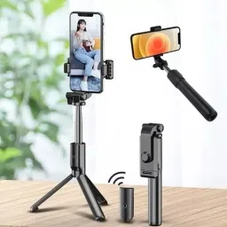 BSVR Perfect Selfie Stick Extendable with Wireless Bluetooth Remote, Lightweight_BS47 Bluetooth Selfie Stick-picture-10