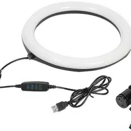Planetoid 26CM RING FILL LIGTH DIMMABLE, 3 MODE OF LIGHT WITH MOBILE HOLDER STAND Ring Flash-picture-28