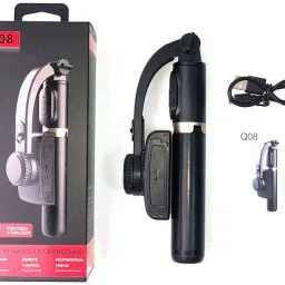 Wifton Q08 1-axis Gimbal Stabilizer 3-in-1 Extendable Seflie Stick Tripod-IVXI Single Gimbal for Mobile, Camera-2