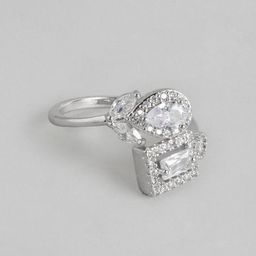 DressBerry Stone Studded Finger Ring-28