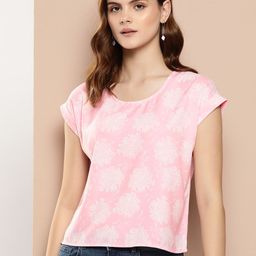 her by invictus Floral Printed Extended Sleeves Top-image-59