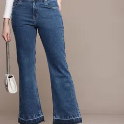 French Connection Smart Flared Stretchable Jeans-image-36