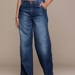 The Roadster Life Co. Women Low-Rise 90'S Baggy Fit Light Fade Jeans-image-50
