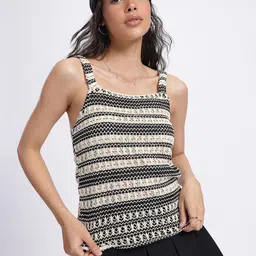 glitchez Crochet Craze Cotton Breeze Sleeveless Top-picture-18