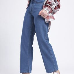 glitchez Women Classic Denim Days Mid-Rise Cropped Straight Fit Jeans-image-12