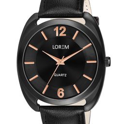 LOREM Men Dial & Straps Analogue Watch LR75-A image 2