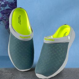 KazarMax Men Grey Clogs Sandals-25