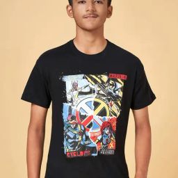 Coolsters by Pantaloons Kids Black Graphic Print T-Shirt-image-88