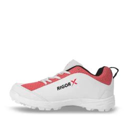 DSC Men's Rigor X White & Red Cricket Shoes-picture-18