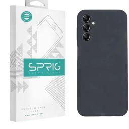 Sprig Liquid Silicone Back Cover for Samsung Galaxy A14 (Grey)-image-50