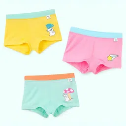 SuperBottoms Girls 3-Pcs Antimicrobial Boy Shorts Briefs UND-G-BS-NL-NM-UP-4-6Y-3P-image-98