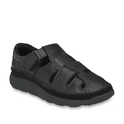 Delize Men's Black Fisherman Sandals-picture-18