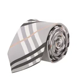 Tossido Grey Printed Necktie-19