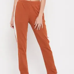 Okane Rust Regular Fit Track Pants-image-84