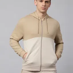 Dennis Lingo Multi Regular Fit Colour Block Hooded Sweatshirts-image-73