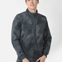 Crimsoune Club Grey Regular Fit Camo Print Jacket-picture-35