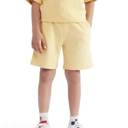 Rare Ones Boys Yellow Cotton Solid Shorts-image-67