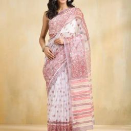 Fabindia Multicolour Woven Saree-image-21