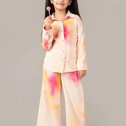 DHRUV CREATION Girls Printed Shirt with Palazzos-image-44