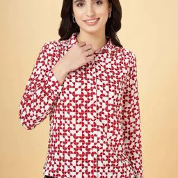 Annabelle by Pantaloons Red Printed Shirt-image-41