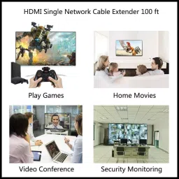 LOTA HDMI Extender for Upto 30 m High-Speed 1080p HDMI Signal Transmission Plug & Play, MST-837-LT image 2