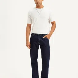 Levi's Navy Relaxed Fit Solid Jeans-picture-23