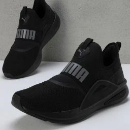 Puma Men's SOFTRIDE Enzo Evo Black Walking Shoes-image-80