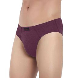 LOGGERHEAD Pack Of 2 Mid-Rise Basic BriefsLHCB001-GREY-WINE image 5