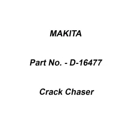 Makita Crack Chaser Size 125 mm, Part No D-16477-picture-30