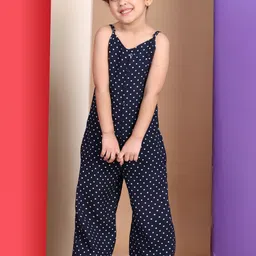 Baawri Girls Printed Basic Sleeveless Jumpsuit-image-39