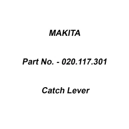 Makita Catch Lever Suitable For DCS430,5200, Part No 020.117.301-picture-16