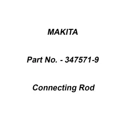 Makita Connecting Rod Suitable For DLM432, Part No 347571-9-picture-31