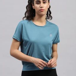 Rock.it Turquoise Regular Fit T-Shirt-image-88