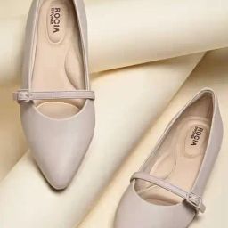 Rocia Women Workwear Ivory Shoe Slip-On-image-96