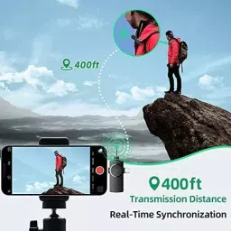 LEKATO Wireless Microphone Omni-directional Battery Powered 70 dB with 3-in-1 Receiver, Black image 3