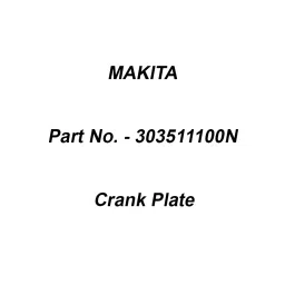 Makita Crank Plate Suitable For HTR4901, Part No 303511100N-picture-33