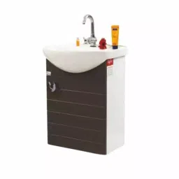 DAZZLE 560x420x650 mm PVC Membrane Finish Wall Based Vanities Mica Grey, W-3255-Z-image-39