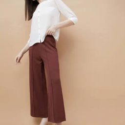 Code By Lifestyle Red Regular Fit Trousers image 4